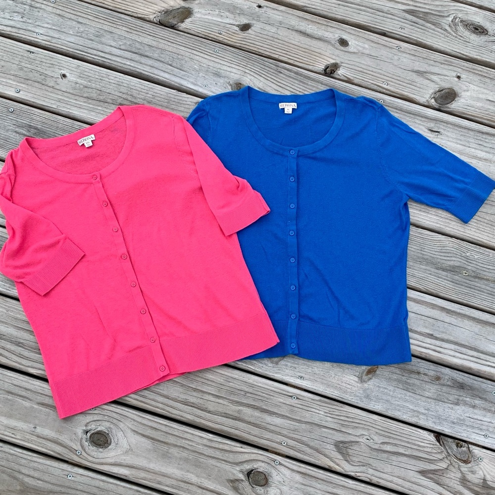 Merona Short Sleeved Cardigan TWO